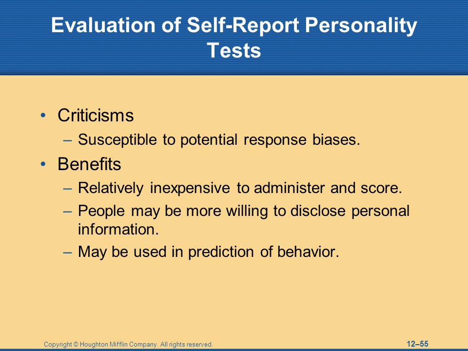 The benefits of using personality tests